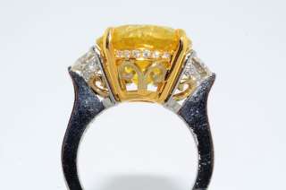 detailed description of item irradiated vivid fancy yellow diamond 10 