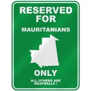   MAURITANIAN ONLY  PARKING SIGN COUNTRY MAURITANIA