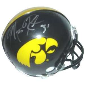  Matt Roth Autographed Iowa Hawkeyes Mini Helmet 