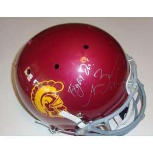  Matt Barkley Signed USC Trojans Full Size Helmet w/COA 