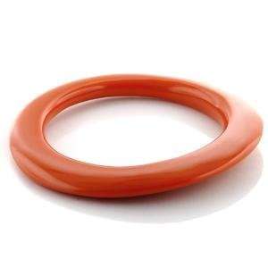  7 Inch Orange Synthetic Plastic Bangle AM Jewelry