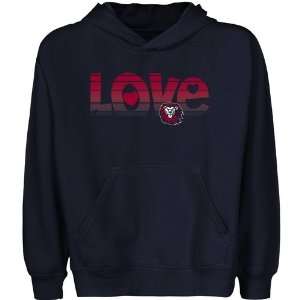  Loyola Marymount Lions Youth Love Pullover Hoodie   Navy 