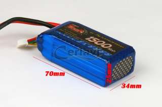 specification size lwh 70mm x 34mm x 25mm capacity 1500mah voltage 11 