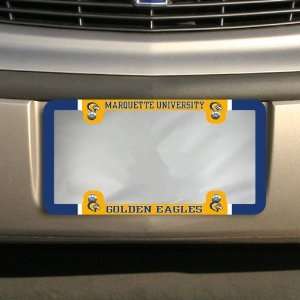  Marquette Golden Eagles Thin Rim Varsity License Plate 