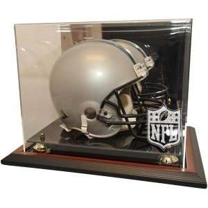  NFL Logo Gear Zenith Helmet Display, Brown Sports 