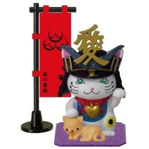  Samurai Cats Collectible Toy Figure #4 (Kanetsugu Naoe 