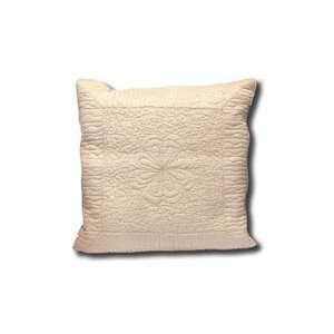   Quilted Almond Satin Decorative Throw Pillow 40001 