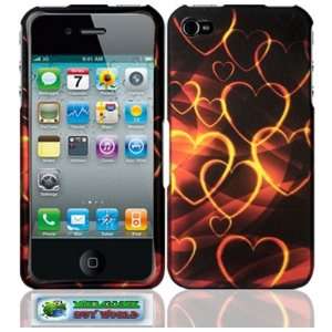 Buy World] for Iphone 4gs 4g Cdma GSM Rubberized Design Cover   Gold 