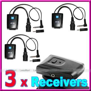 Studio Light Wireless Remote Flash Trigger 3 Receivers  