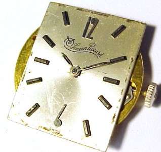 Lucien Piccard ~ Vintage Mens Wristwatch; 17 Jewels AS IS; 10K Gold 