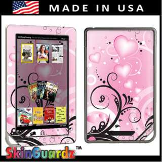 Pink For Love Vinyl Case Decal Skin To Cover  Nook Color 