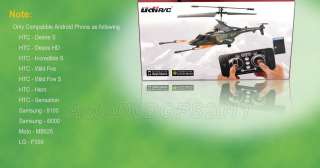   5CH Mini RC Helicopter Gyro Launching Missile iPhone/Android Control