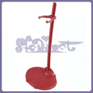 DOLL STAND for BARBIE SILKSTONE adjustable height Red  