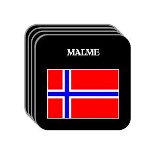  Norway   MALME Set of 4 Mini Mousepad Coasters 