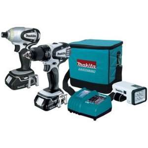   Makita LCT306W R 18V Cordless Compact LXT Lithium Ion 3 Piece Combo