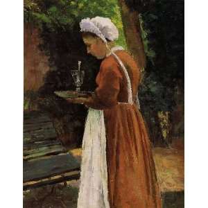    The Maidservant, by Pissarro Camille 