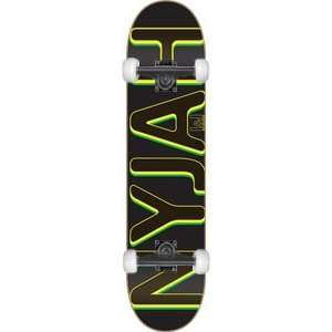  I&I Nyjah Bold Jamrock Complete Skateboard   7.75 Black w 