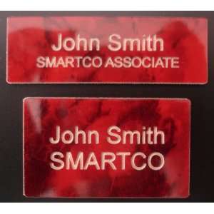 Business Name Tag / ID Badge Personalized   Laser Engraved, Magnetic 