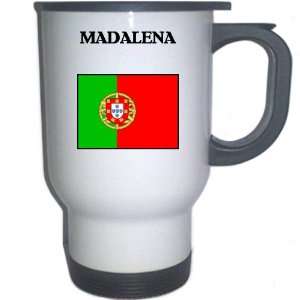  Portugal   MADALENA White Stainless Steel Mug 