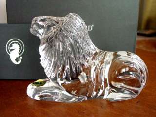 Waterford Crystal LION Sculpture / Figurine   NEW  