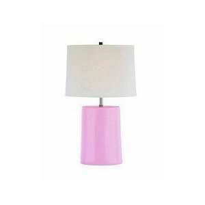  Jayvon Collection 1 Light 26 Pink Ceramic Table Lamp with 