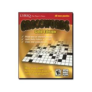  Enteractive LYRIQ Crosswords Gold Edition Puzzle for WIN 