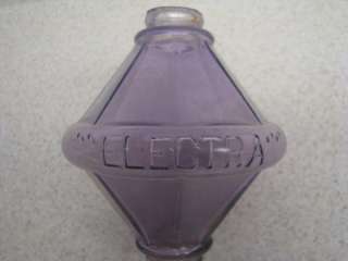 Antique Electra Lightning Rod Insulator Glass Ball Cone Amethyst 