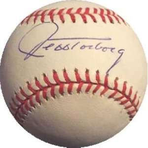 Jeff Torborg Signed Baseball 