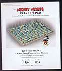 1938 Mickey Mouse UK Catalog Advertisement  Playpen Pad
