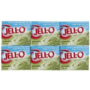 Jell O Pistachio, Sugar Free Instant Pudding & Pie Filling, 1 oz, 6 pk 