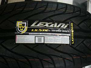 One Lexani LX SIX 120V XL 325 35 28 Tire 325/35R28 New Tire  