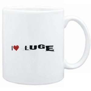  Mug White  Luge I LOVE Luge URBAN STYLE  Sports Sports 