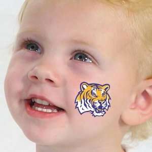 NCAA LSU Tigers Team Logo Temporary Tattoos