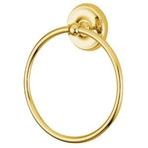 Elements of Design EBA314PB Elizabeth 6 Towel Ring, Polished Brass