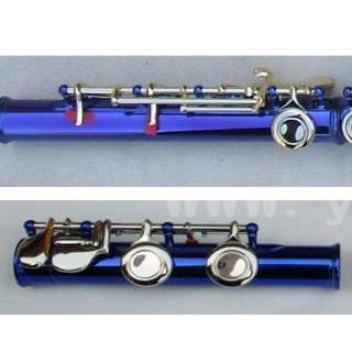blue 17 Open holes flute Ckey+E Nice Metal gold lacquer  