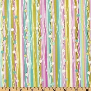  44 Wide Bloom Stripe Purple Fabric By The Yard Arts 