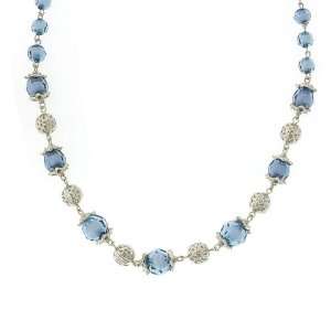  Liliana Light Berry Blue Beaded Necklace Jewelry
