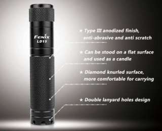 The LD15 flashlight packs a powerful light beam into a small 3.15 inch 