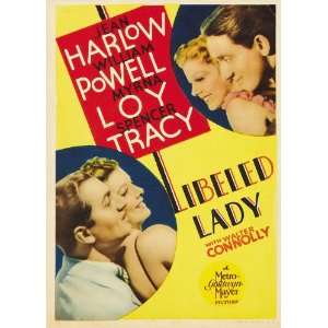  Libeled Lady Movie Poster (11 x 17 Inches   28cm x 44cm 
