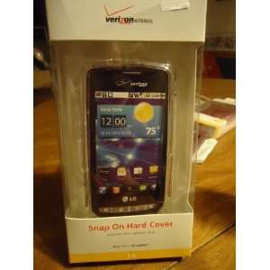  Verizon Snap on Hard Cover Case for LG Vortex   Clear 