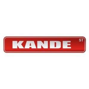   KANDE ST  STREET SIGN NAME