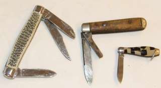 old pocket knives. Knife. Remington wood Hammer Brand Used condition 