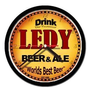  LEDY beer and ale cerveza wall clock 