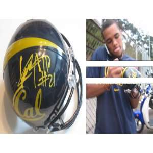 KEENAN ALLEN,CAL BEARS,CALIFORNIA GOLDEN BEARS,SIGNED MINI HELMET WITH 