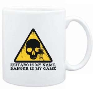  Mug White  Keitaro is my name, danger is my game  Male 