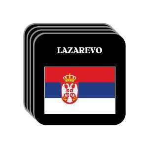  Serbia   LAZAREVO Set of 4 Mini Mousepad Coasters 