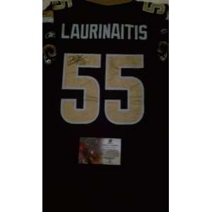  James Laurinitis Signed St. Louis Rams Jersey Everything 