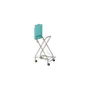   5055   Adjustable Laundry Bag Stand w/ Self Closing Plastic Cover