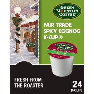   Coffee Fair Trade Spicy Eggnog, 24 Count K Cups for Keurig Brewers