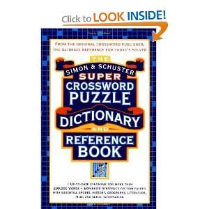  Simon & Schuster Super Crossword Puzzle Dictionary And 